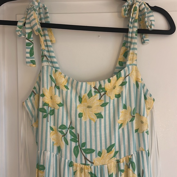 Draper James RSVP Linen Blend maxi dress - Picture 3 of 5